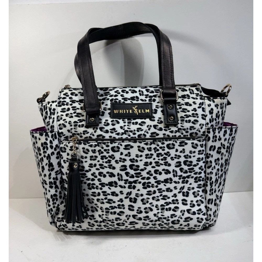 White Elm Gemini Convertible Bag Laptop Bag Crossbody/Backpack Purse Tote